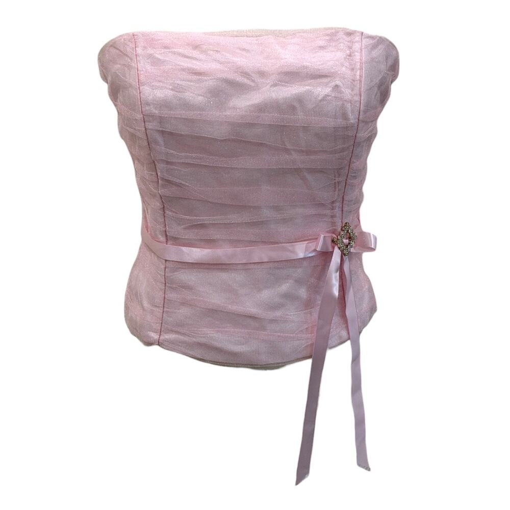 Y2k Dollar Coquette Corset Top